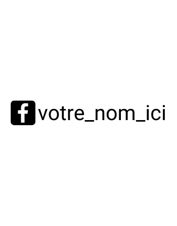 Sticker Facebook Personnalisé